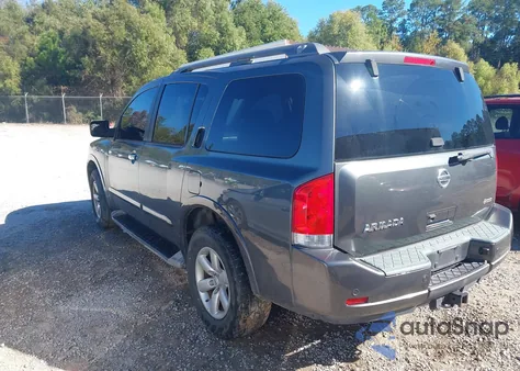 2012 Nissan Armada Sv z USA, uszkodzony, nr VIN 5N1AA0ND1CN603233